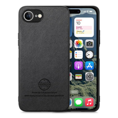 Twill Fabric Leather Skin Back Phone Case, For iPhone 16e, For iPhone 16 Pro Max, For iPhone 16 Pro