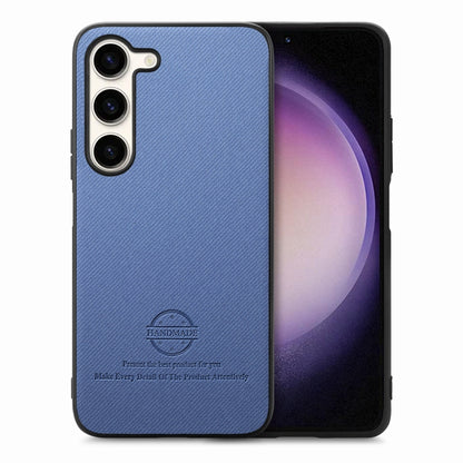 Twill Fabric Leather Skin Back Phone Case, For Samsung Galaxy S21+ 5G, For Samsung Galaxy S21 Ultra 5G, For Samsung Galaxy A06