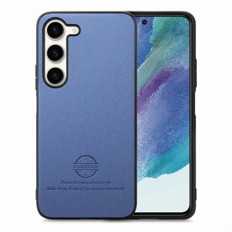 Twill Fabric Leather Skin Back Phone Case, For Samsung Galaxy A22 5G, For Samsung Galaxy S21 FE 5G, For Samsung Galaxy A32 4G
