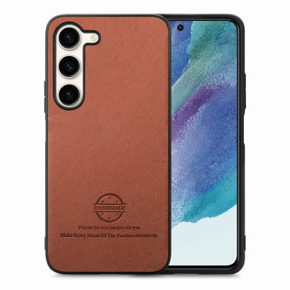 Twill Fabric Leather Skin Back Phone Case, For Samsung Galaxy A22 5G, For Samsung Galaxy S21 FE 5G, For Samsung Galaxy A32 4G