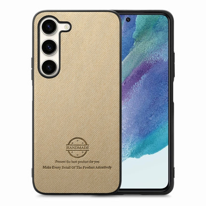Twill Fabric Leather Skin Back Phone Case, For Samsung Galaxy A22 5G, For Samsung Galaxy S21 FE 5G, For Samsung Galaxy A32 4G