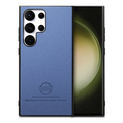 Twill Fabric Leather Skin Back Phone Case, For Samsung Galaxy A33 5G, For Samsung Galaxy A13 4G, For Samsung Galaxy S22 Ultra 5G