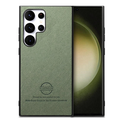 Twill Fabric Leather Skin Back Phone Case, For Samsung Galaxy A33 5G, For Samsung Galaxy A13 4G, For Samsung Galaxy S22 Ultra 5G