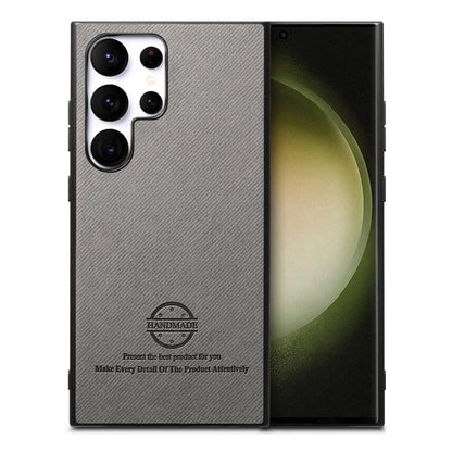 Twill Fabric Leather Skin Back Phone Case, For Samsung Galaxy A33 5G, For Samsung Galaxy A13 4G, For Samsung Galaxy S22 Ultra 5G