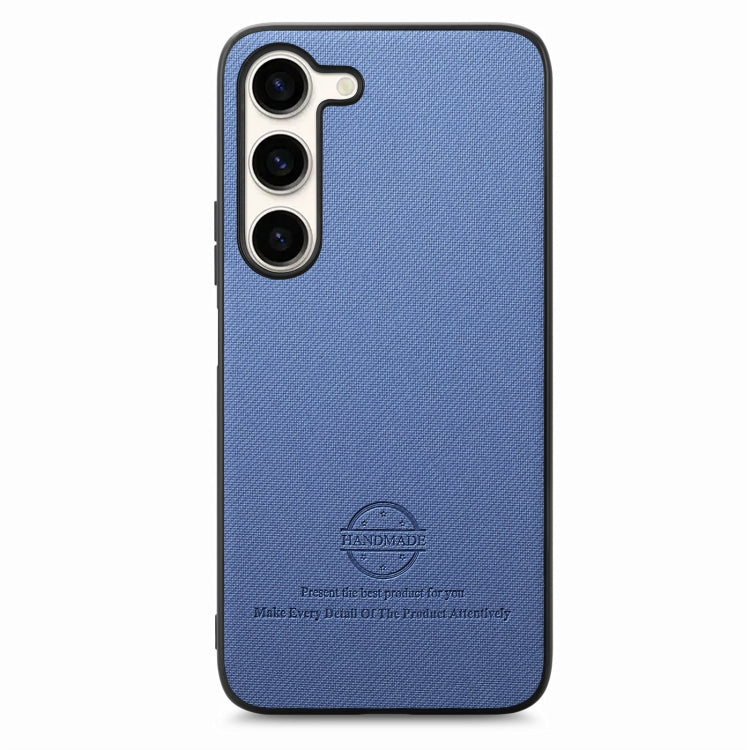 Twill Fabric Leather Skin Back Phone Case, For Samsung Galaxy S23+ 5G, For Samsung Galaxy S23 5G, For Samsung Galaxy A04 4G
