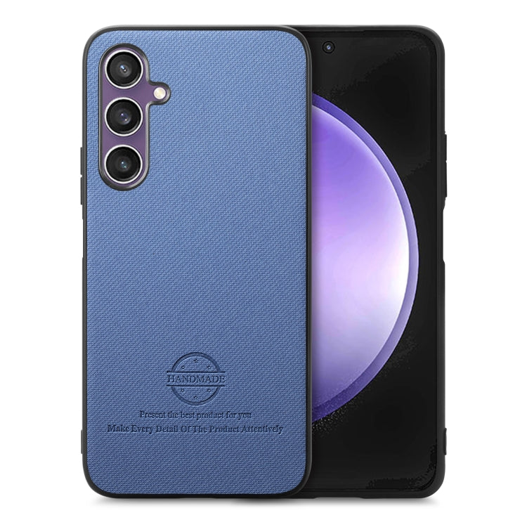 Twill Fabric Leather Skin Back Phone Case, For Samsung Galaxy A05s, For Samsung Galaxy A25 5G, For Samsung Galaxy S23 FE 5G