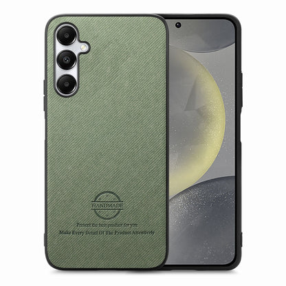 Twill Fabric Leather Skin Back Phone Case, For Samsung Galaxy S24+ 5G, For Samsung Galaxy S24 5G, For Samsung Galaxy A05