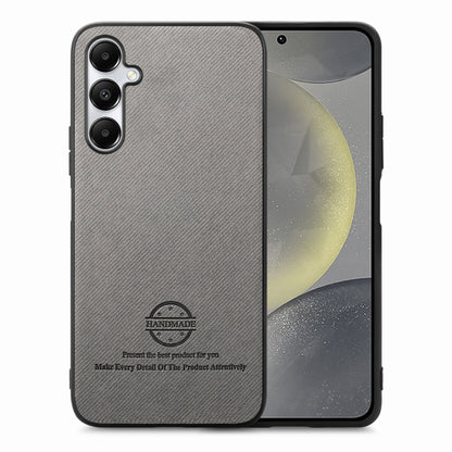 Twill Fabric Leather Skin Back Phone Case, For Samsung Galaxy S24+ 5G, For Samsung Galaxy S24 5G, For Samsung Galaxy A05