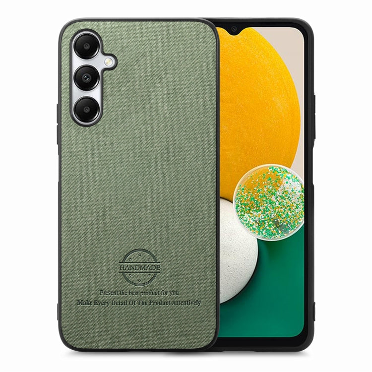 Twill Fabric Leather Skin Back Phone Case, For Samsung Galaxy A04e / F04 / M04, For Samsung Galaxy A14, For Samsung Galaxy A13 5G / A04s