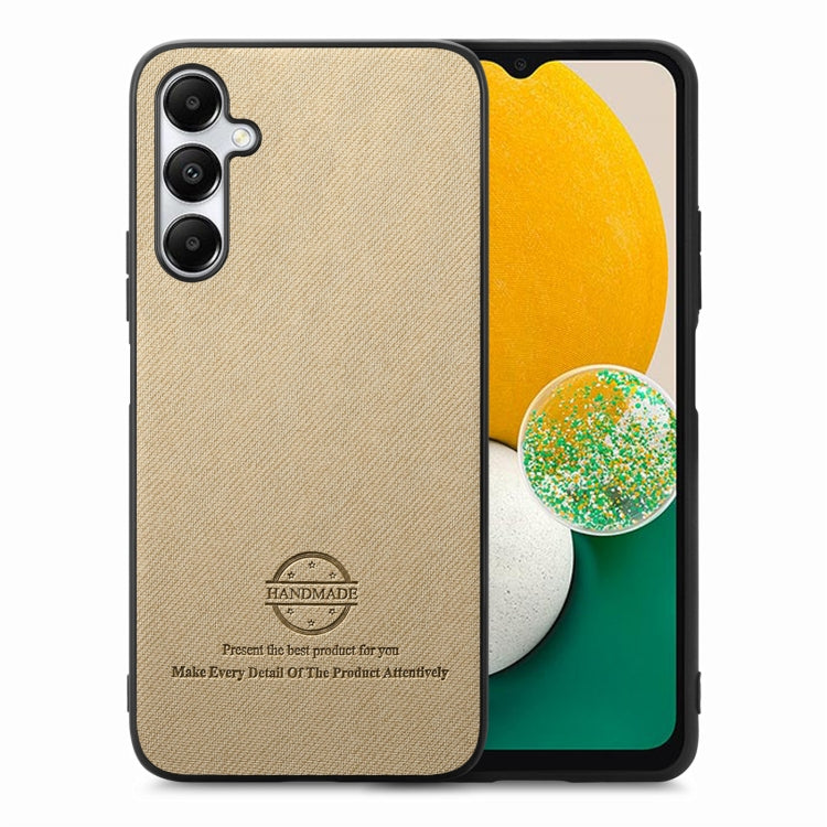 Twill Fabric Leather Skin Back Phone Case, For Samsung Galaxy A04e / F04 / M04, For Samsung Galaxy A14, For Samsung Galaxy A13 5G / A04s