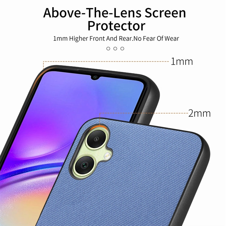 Twill Fabric Leather Skin Back Phone Case, For Samsung Galaxy A04e / F04 / M04, For Samsung Galaxy A14, For Samsung Galaxy A13 5G / A04s