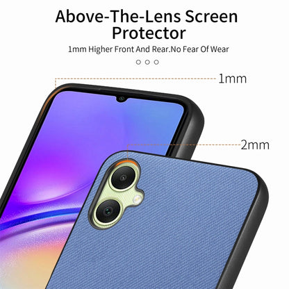 Twill Fabric Leather Skin Back Phone Case, For Samsung Galaxy A04e / F04 / M04, For Samsung Galaxy A14, For Samsung Galaxy A13 5G / A04s