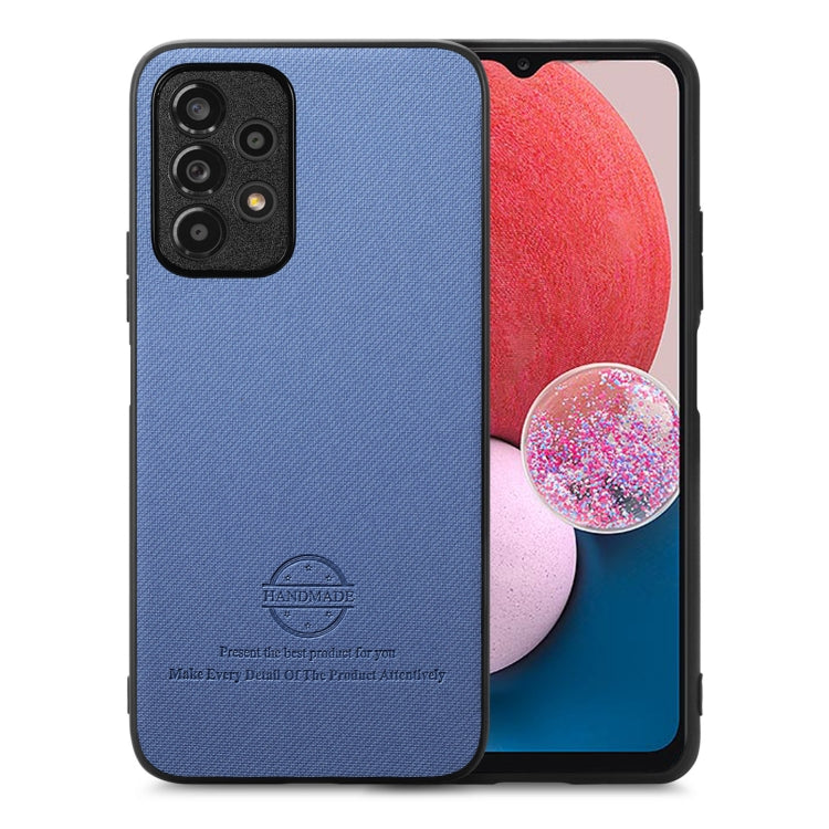 Twill Fabric Leather Skin Back Phone Case, For Samsung Galaxy A33 5G, For Samsung Galaxy A13 4G, For Samsung Galaxy S22 Ultra 5G
