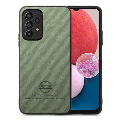 Twill Fabric Leather Skin Back Phone Case, For Samsung Galaxy A33 5G, For Samsung Galaxy A13 4G, For Samsung Galaxy S22 Ultra 5G