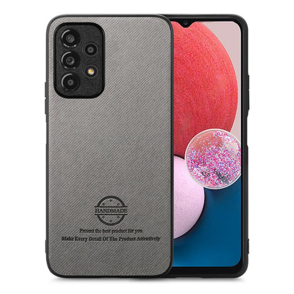 Twill Fabric Leather Skin Back Phone Case, For Samsung Galaxy A33 5G, For Samsung Galaxy A13 4G, For Samsung Galaxy S22 Ultra 5G