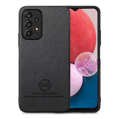 Twill Fabric Leather Skin Back Phone Case, For Samsung Galaxy A33 5G, For Samsung Galaxy A13 4G, For Samsung Galaxy S22 Ultra 5G
