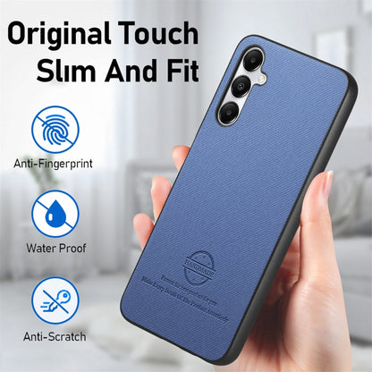 Twill Fabric Leather Skin Back Phone Case, For Samsung Galaxy A15, For Samsung Galaxy A24, For Samsung Galaxy A23