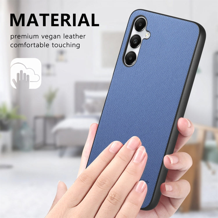 Twill Fabric Leather Skin Back Phone Case, For Samsung Galaxy A15, For Samsung Galaxy A24, For Samsung Galaxy A23