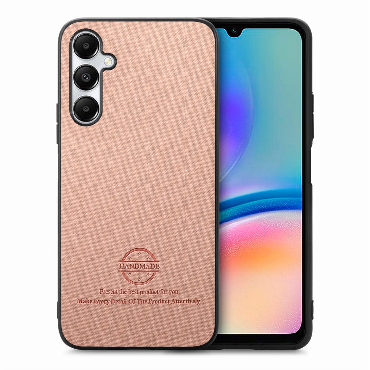 Twill Fabric Leather Skin Back Phone Case, For Samsung Galaxy A23, For Samsung Galaxy A04e / F04 / M04, For Samsung Galaxy A14