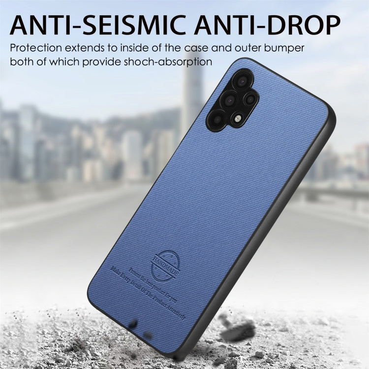 Twill Fabric Leather Skin Back Phone Case, For Samsung Galaxy A32 5G, For Samsung Galaxy S21 5G, For Samsung Galaxy S21+ 5G