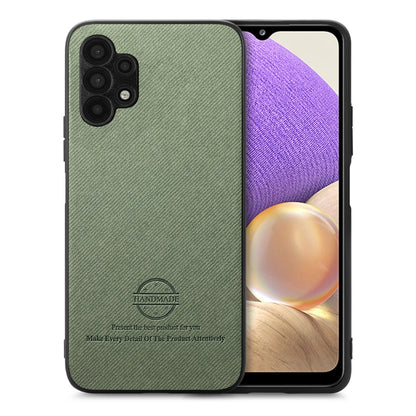 Twill Fabric Leather Skin Back Phone Case, For Samsung Galaxy A32 5G, For Samsung Galaxy S21 5G, For Samsung Galaxy S21+ 5G