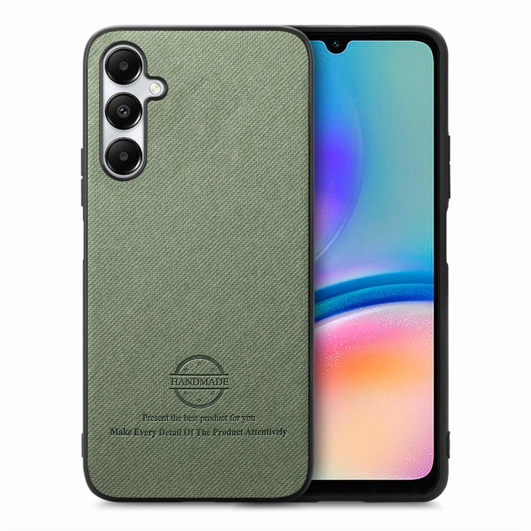 Twill Fabric Leather Skin Back Phone Case, For Samsung Galaxy S23 FE 5G, For Samsung Galaxy A34 5G, For Samsung Galaxy A54 5G