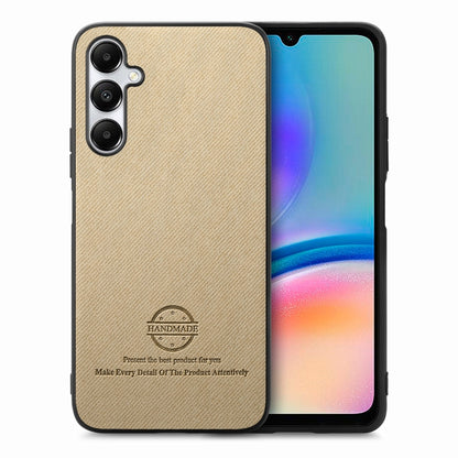 Twill Fabric Leather Skin Back Phone Case, For Samsung Galaxy A34 5G, For Samsung Galaxy A54 5G, For Samsung Galaxy S23 Ultra 5G