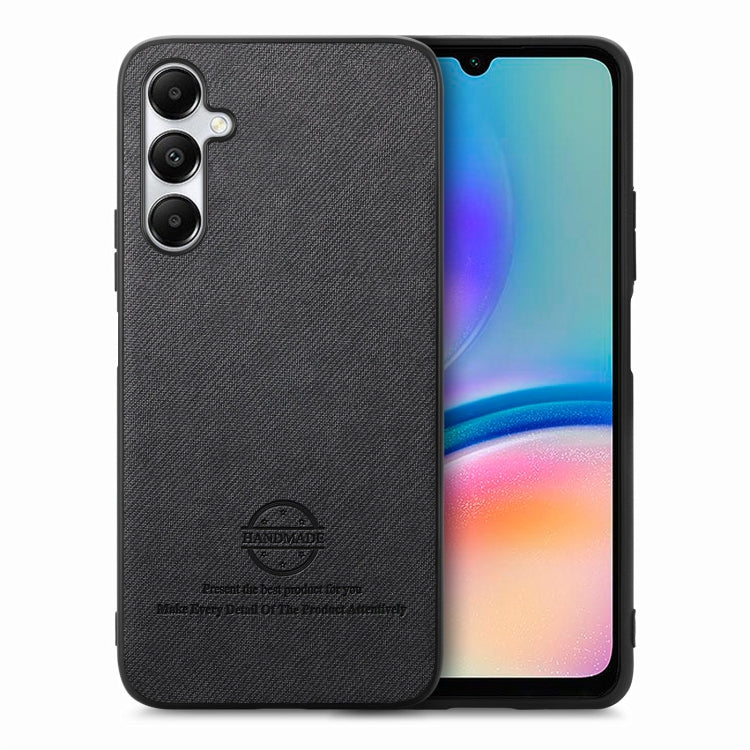 Twill Fabric Leather Skin Back Phone Case, For Samsung Galaxy S23 FE 5G, For Samsung Galaxy A34 5G, For Samsung Galaxy A54 5G