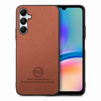 Twill Fabric Leather Skin Back Phone Case, For Samsung Galaxy A55 5G, For Samsung Galaxy A35 5G, For Samsung Galaxy S24 Ultra 5G