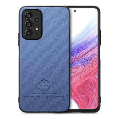 Twill Fabric Leather Skin Back Phone Case, For Samsung Galaxy A53 5G, For Samsung Galaxy A52