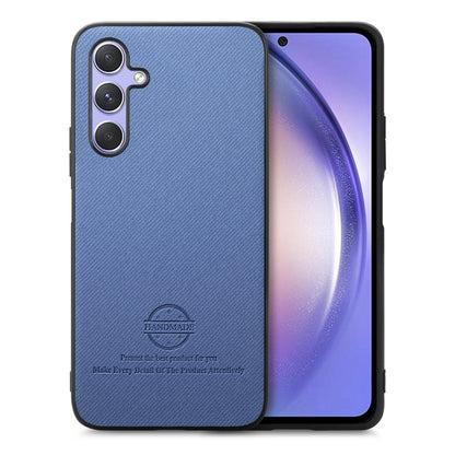 Twill Fabric Leather Skin Back Phone Case, For Samsung Galaxy S23 FE 5G, For Samsung Galaxy A34 5G, For Samsung Galaxy A54 5G