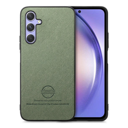 Twill Fabric Leather Skin Back Phone Case, For Samsung Galaxy A34 5G, For Samsung Galaxy A54 5G, For Samsung Galaxy S23 Ultra 5G