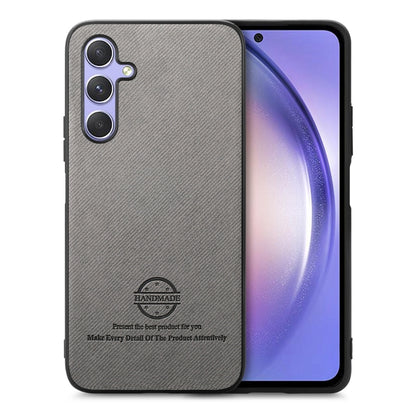 Twill Fabric Leather Skin Back Phone Case, For Samsung Galaxy A34 5G, For Samsung Galaxy A54 5G, For Samsung Galaxy S23 Ultra 5G
