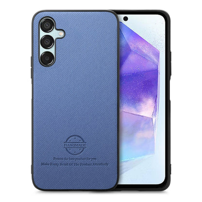 Twill Fabric Leather Skin Back Phone Case, For Samsung Galaxy A55 5G, For Samsung Galaxy A35 5G, For Samsung Galaxy S24 Ultra 5G