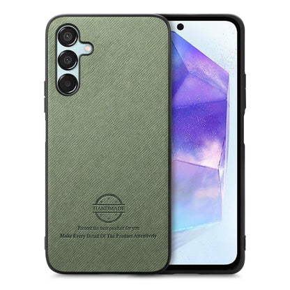 Twill Fabric Leather Skin Back Phone Case, For Samsung Galaxy A55 5G, For Samsung Galaxy A35 5G, For Samsung Galaxy S24 Ultra 5G