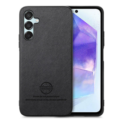 Twill Fabric Leather Skin Back Phone Case, For Samsung Galaxy A55 5G, For Samsung Galaxy A35 5G, For Samsung Galaxy S24 Ultra 5G