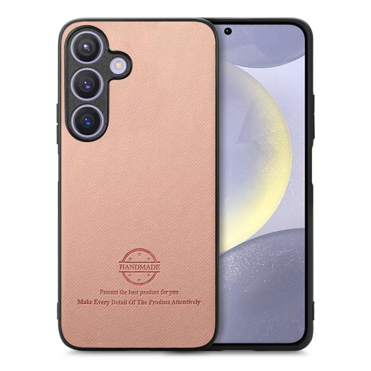 Twill Fabric Leather Skin Back Phone Case, For Samsung Galaxy A26, For Samsung Galaxy A36, For Samsung Galaxy S25 5G