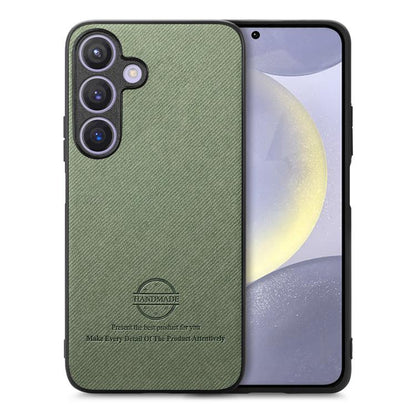 Twill Fabric Leather Skin Back Phone Case, For Samsung Galaxy A26, For Samsung Galaxy A36, For Samsung Galaxy S25 5G
