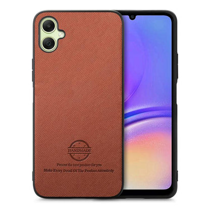 Twill Fabric Leather Skin Back Phone Case, For Samsung Galaxy S21 Ultra 5G, For Samsung Galaxy A06, For Samsung Galaxy A16