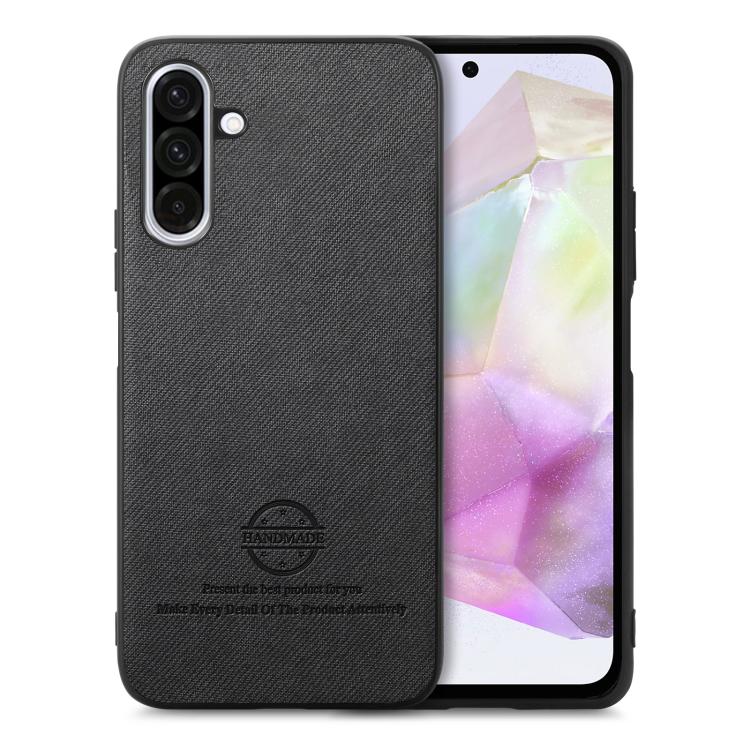 Twill Fabric Leather Skin Back Phone Case, For Samsung Galaxy S21 Ultra 5G, For Samsung Galaxy A06, For Samsung Galaxy A16