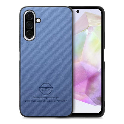 Twill Fabric Leather Skin Back Phone Case, For Samsung Galaxy A26, For Samsung Galaxy A36, For Samsung Galaxy S25 5G