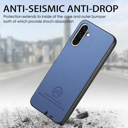 Twill Fabric Leather Skin Back Phone Case, For Samsung Galaxy A26, For Samsung Galaxy A36, For Samsung Galaxy S25 5G