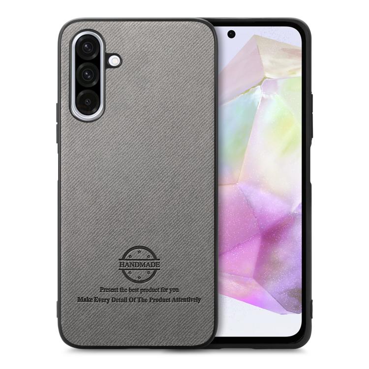 Twill Fabric Leather Skin Back Phone Case, For Samsung Galaxy A57 5G, For Samsung Galaxy A37 5G, For Samsung Galaxy A56 5G