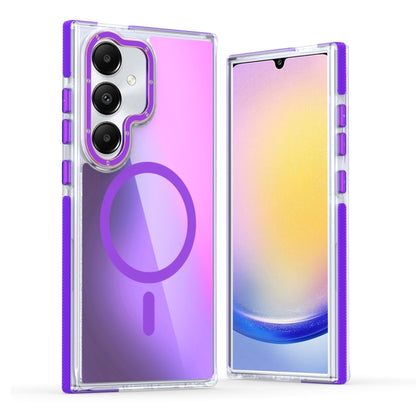 Dual-Color Gradient Discolor MagSafe Phone Case, For Galaxy A05s, For Galaxy A25 Global, For Galaxy S23 FE 5G, For Galaxy A34 Global, For Galaxy A54, For Galaxy  S23 Ultra 5G