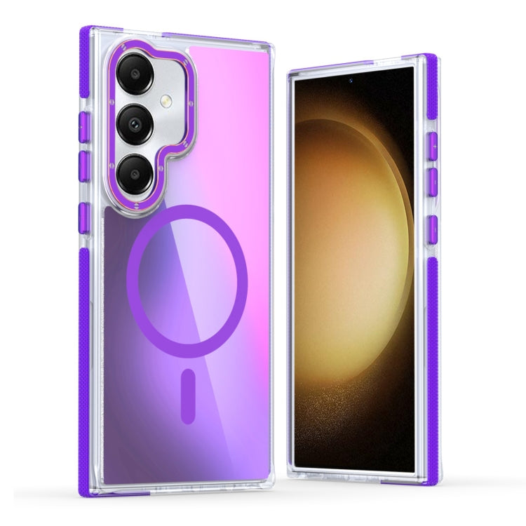 Dual-Color Gradient Discolor MagSafe Phone Case, For Galaxy A05s, For Galaxy A25 Global, For Galaxy S23 FE 5G, For Galaxy A34 Global, For Galaxy A54, For Galaxy  S23 Ultra 5G
