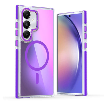 Dual-Color Gradient Discolor MagSafe Phone Case, For Samsung Galaxy S23 FE 5G, For Samsung Galaxy A34 Global, For Samsung Galaxy A54, For Samsung Galaxy  S23 Ultra 5G, For Samsung Galaxy S23+ 5G, For Samsung Galaxy S23 5G