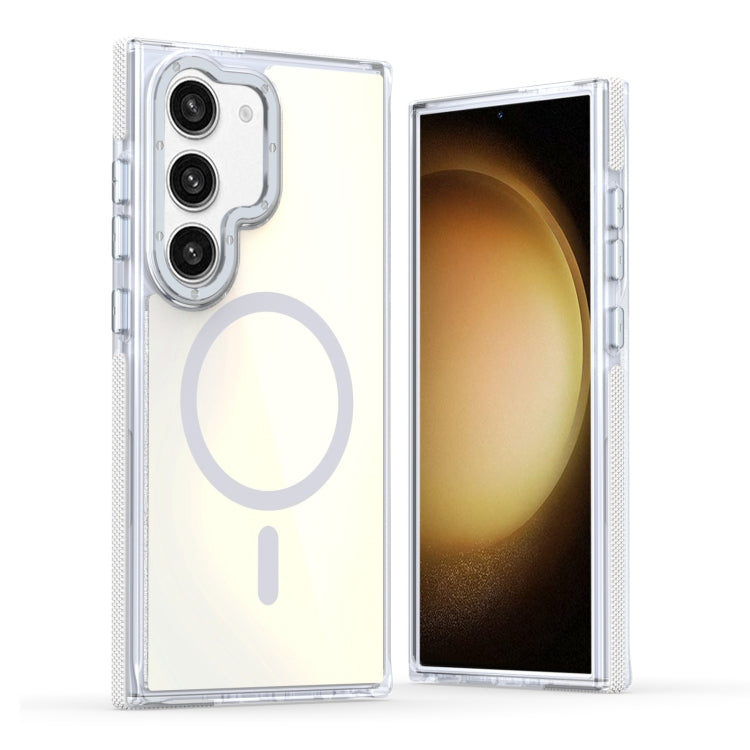 Dual-Color Gradient Discolor MagSafe Phone Case, For Galaxy S23+ 5G, For Galaxy S23 5G, For Galaxy A14, For Galaxy S22 Ultra 5G, For Galaxy S21 FE 5G, For Galaxy A53