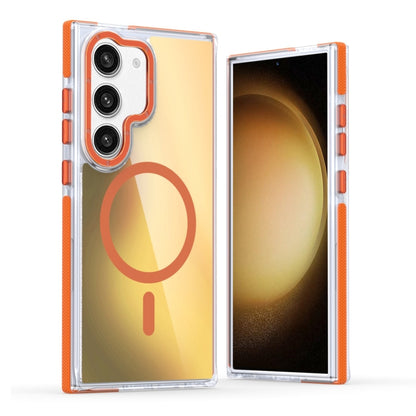 Dual-Color Gradient Discolor MagSafe Phone Case, For Galaxy S23+ 5G, For Galaxy S23 5G, For Galaxy A14, For Galaxy S22 Ultra 5G, For Galaxy S21 FE 5G, For Galaxy A53