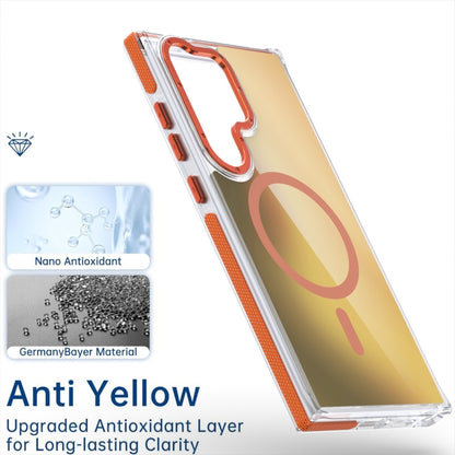 Dual-Color Gradient Discolor MagSafe Phone Case, For Galaxy S23+ 5G, For Galaxy S23 5G, For Galaxy A14, For Galaxy S22 Ultra 5G, For Galaxy S21 FE 5G, For Galaxy A53