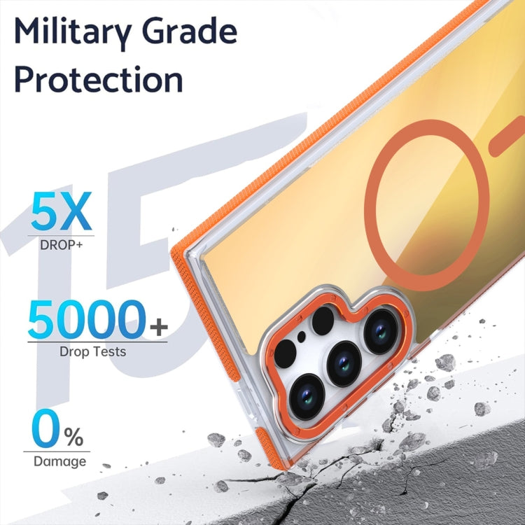 Dual-Color Gradient Discolor MagSafe Phone Case, For Galaxy S23+ 5G, For Galaxy S23 5G, For Galaxy A14, For Galaxy S22 Ultra 5G, For Galaxy S21 FE 5G, For Galaxy A53